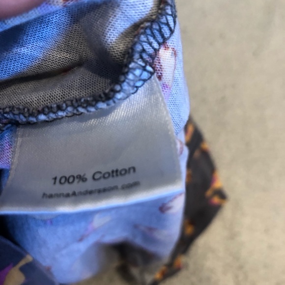 Hanna Andersson Novelty Print Bird Skirt Grey - Picture 6 of 7